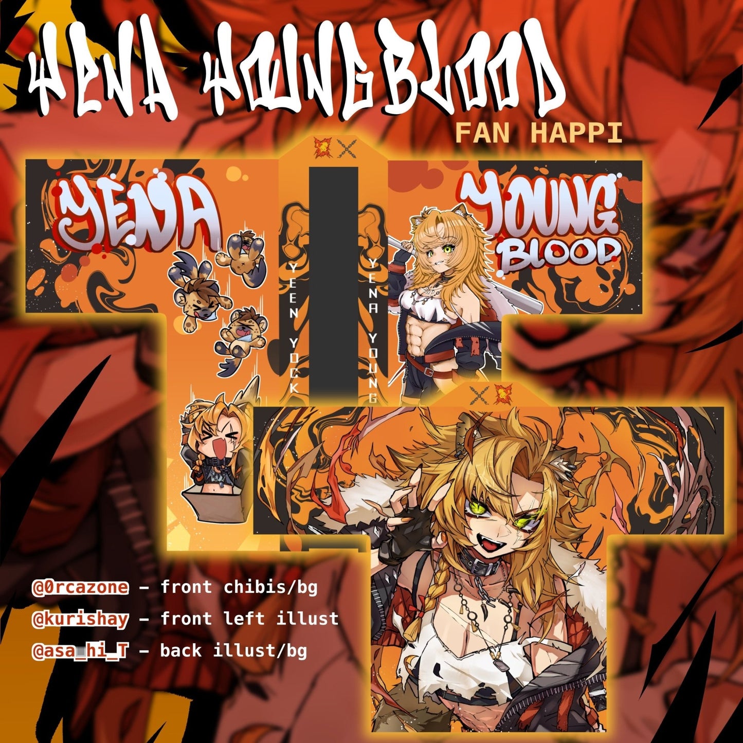 「Pre - Order」Unofficial Yena Fan Happi Coat - Oshi Moshi