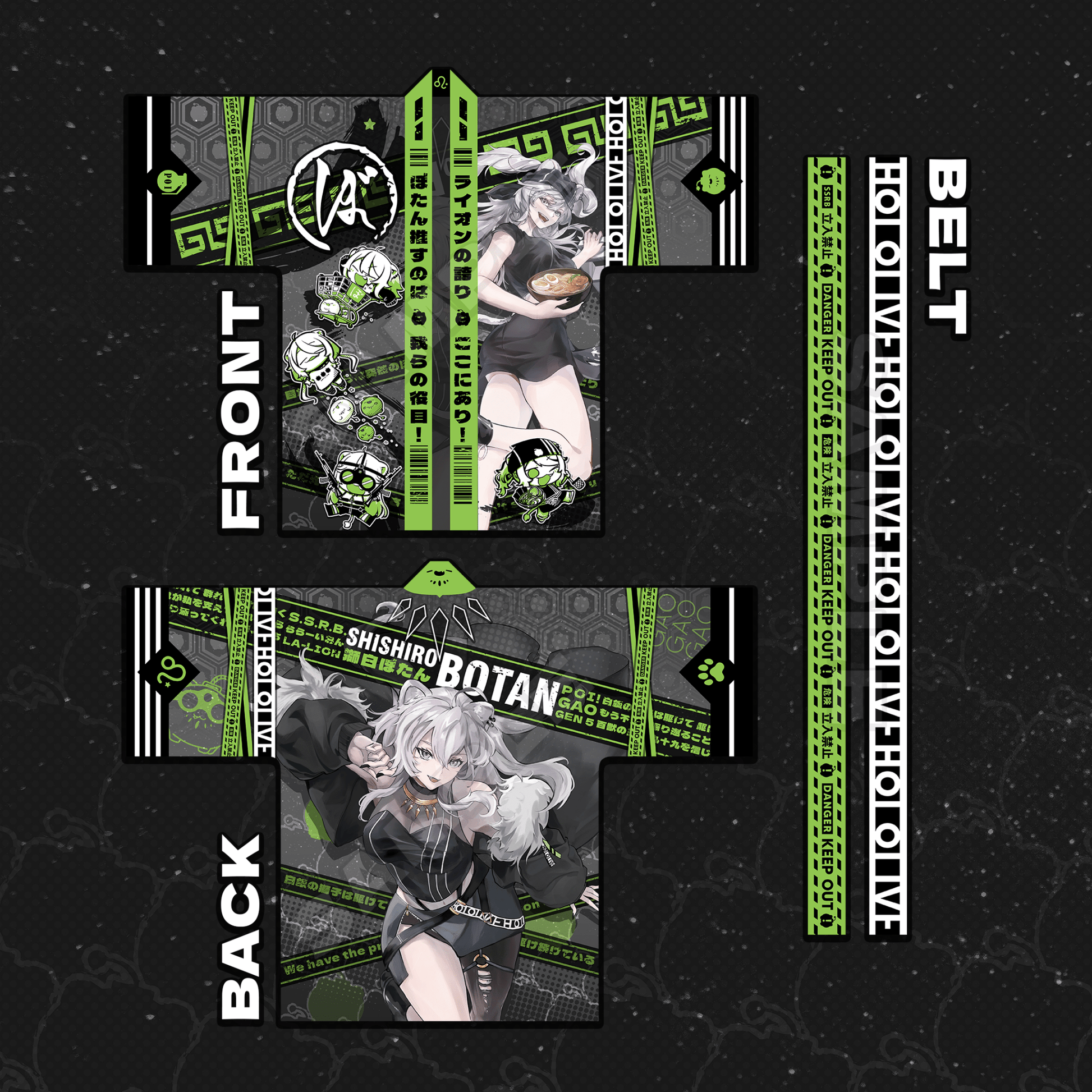 「Pre - Order」 Unofficial Botan Fan Happi Coat - Oshi Moshi