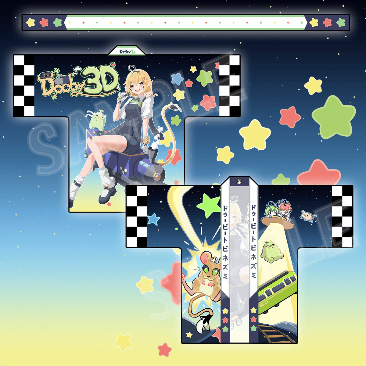 [Pre - Order] Unofficial Dooby Fan Happi Coat - Oshi Moshi